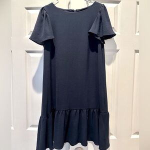 DKNY Flutter sleeve shift dress